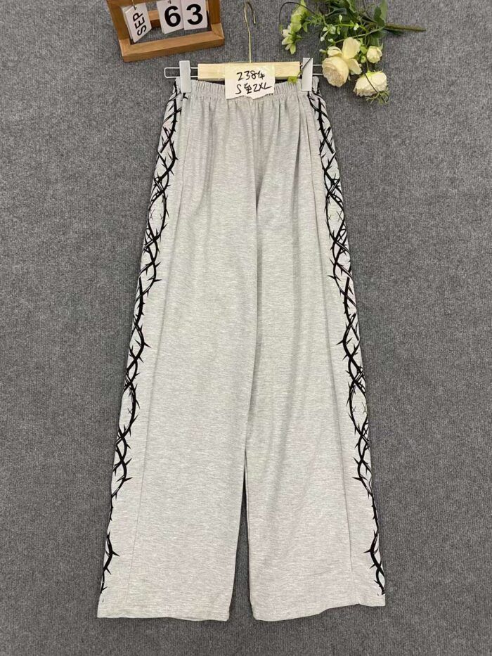 Wide-leg pants and trousers Versatile drawstring trendy loose wide-leg sports casual pants - Tradedubai.ae Wholesale B2B Market