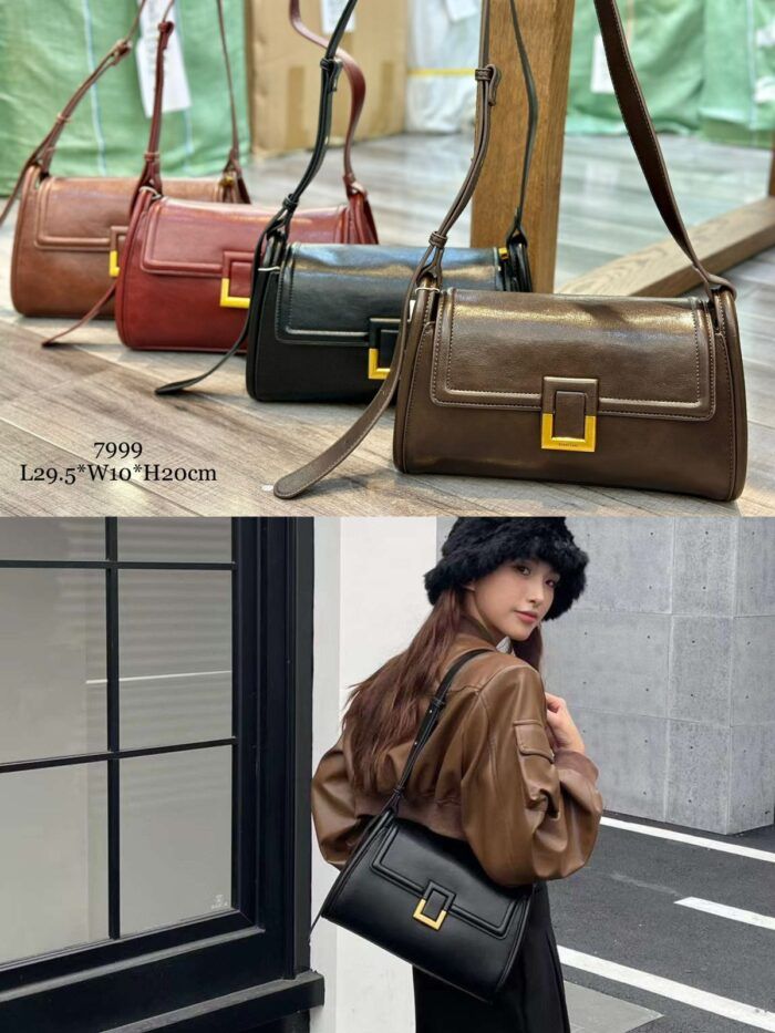 Women Fashion Retro Casual Crossbody Large Capacity One Shoulder Bag leather handbag M7999