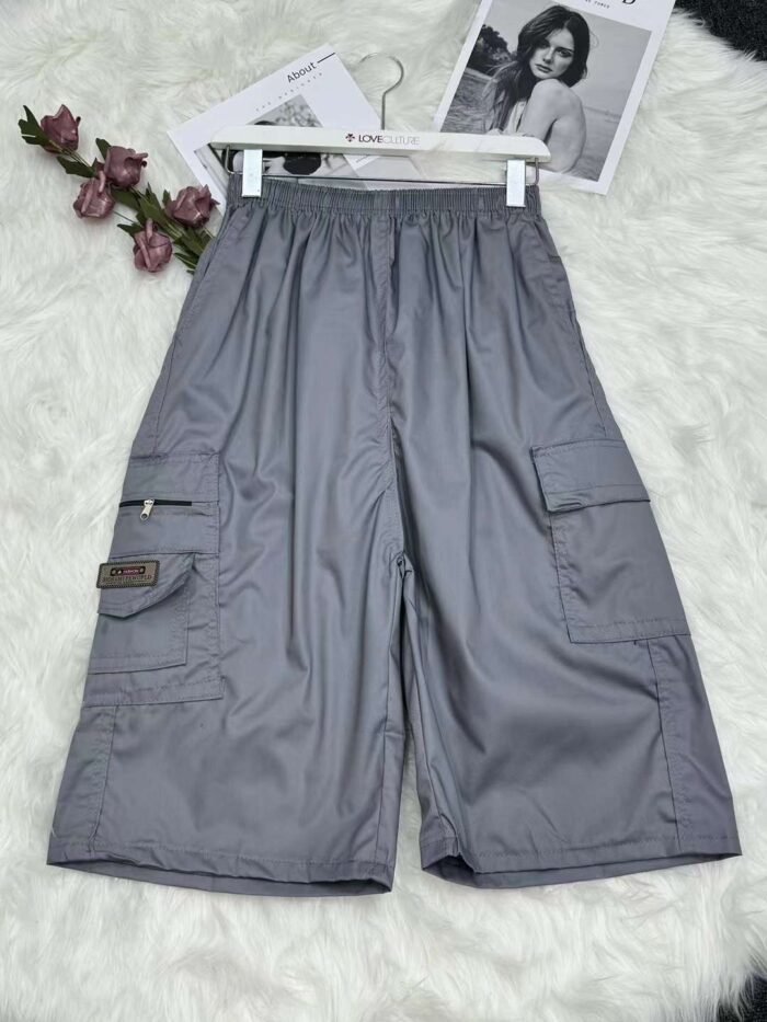 casual pants summer loose mens cropped pants with multiple pockets - Tradedubai.ae Wholesale B2B Market
