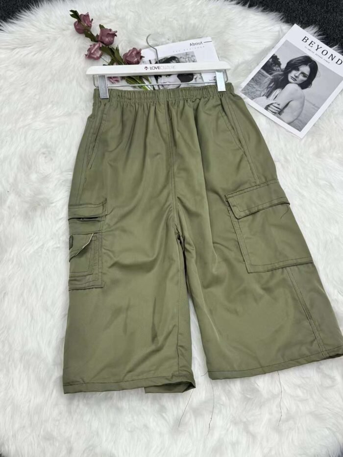 casual pants summer loose mens cropped pants with multiple pockets - Tradedubai.ae Wholesale B2B Market