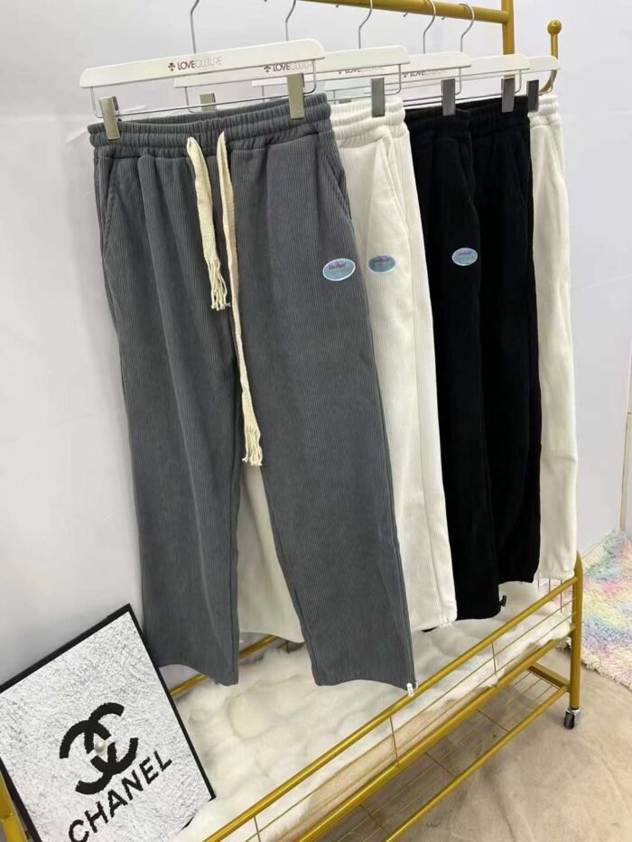 corduroy autumn and winter plus velvet and thickened wide casual pants for men and women - Tradedubai.ae Wholesale B2B Market