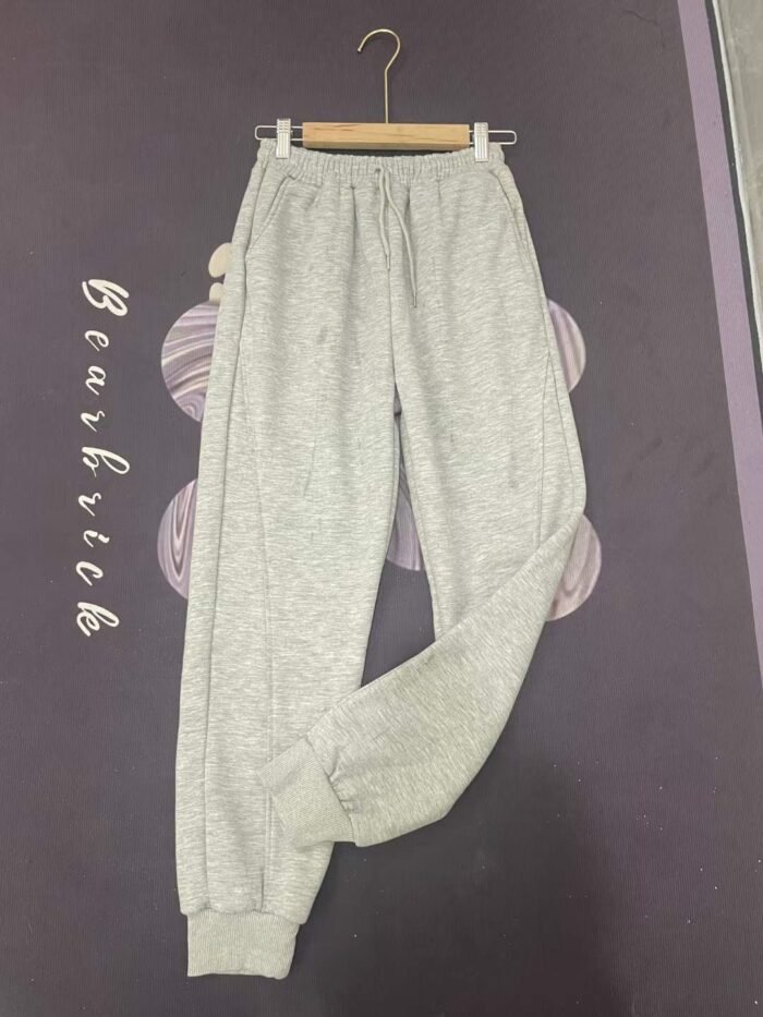 cotton velvet thickened leggings sweatpants with non-velvet lining - Tradedubai.ae Wholesale B2B Market