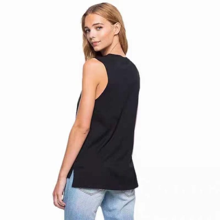 cross-border foreign trade new summer womens clothing feather print casual comfortable and loose inner and outer vest2 - Tradedubai.ae Wholesale B2B Market