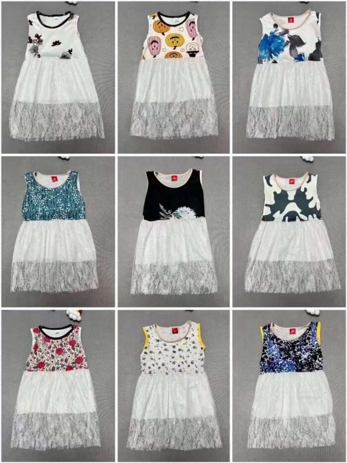 factory new summer childrens wear princess dress lace mesh - Tradedubai.ae Wholesale B2B Market