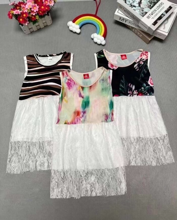 factory new summer childrens wear princess dress lace mesh - Tradedubai.ae Wholesale B2B Market