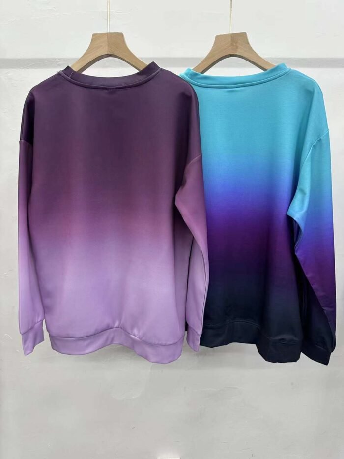 foreign trade gradient round neck long-sleeved sweatshirts 3 - Tradedubai.ae Wholesale B2B Market