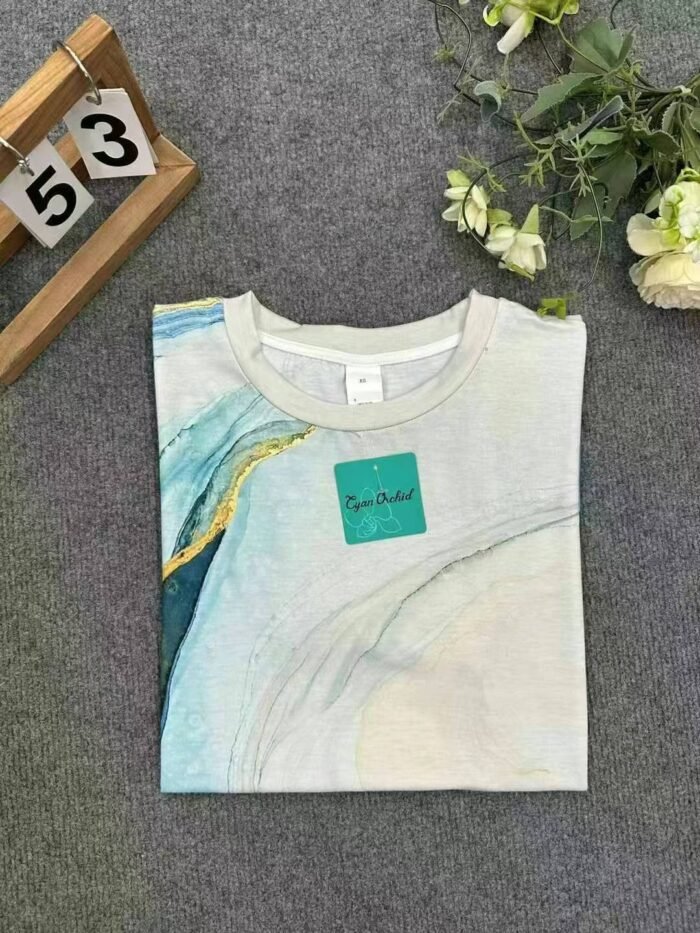 foreign trade large size round neck printed short-sleeved T-shirts1 - Tradedubai.ae Wholesale B2B Market