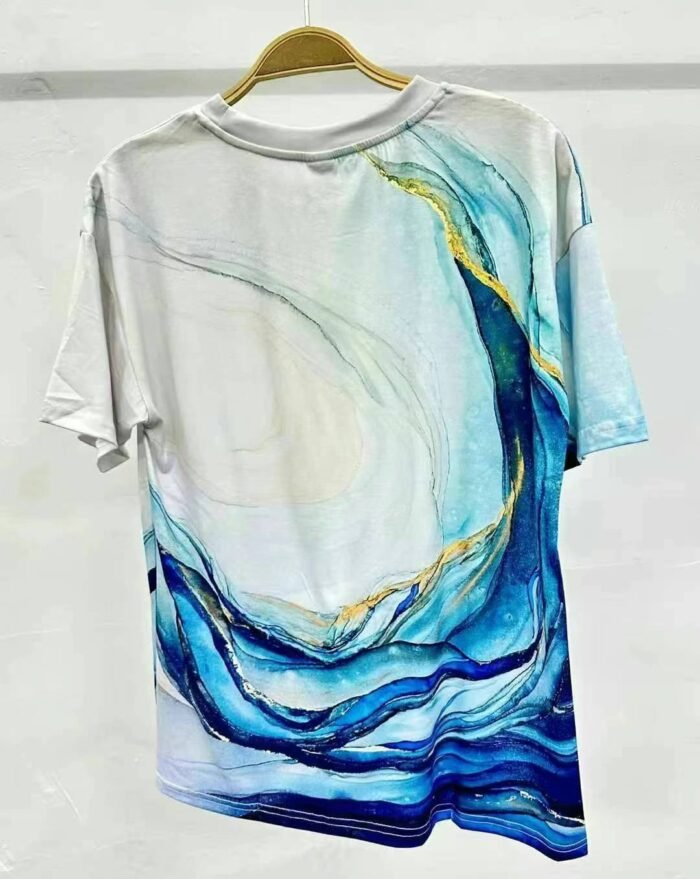 foreign trade large size round neck printed short-sleeved T-shirts3 - Tradedubai.ae Wholesale B2B Market
