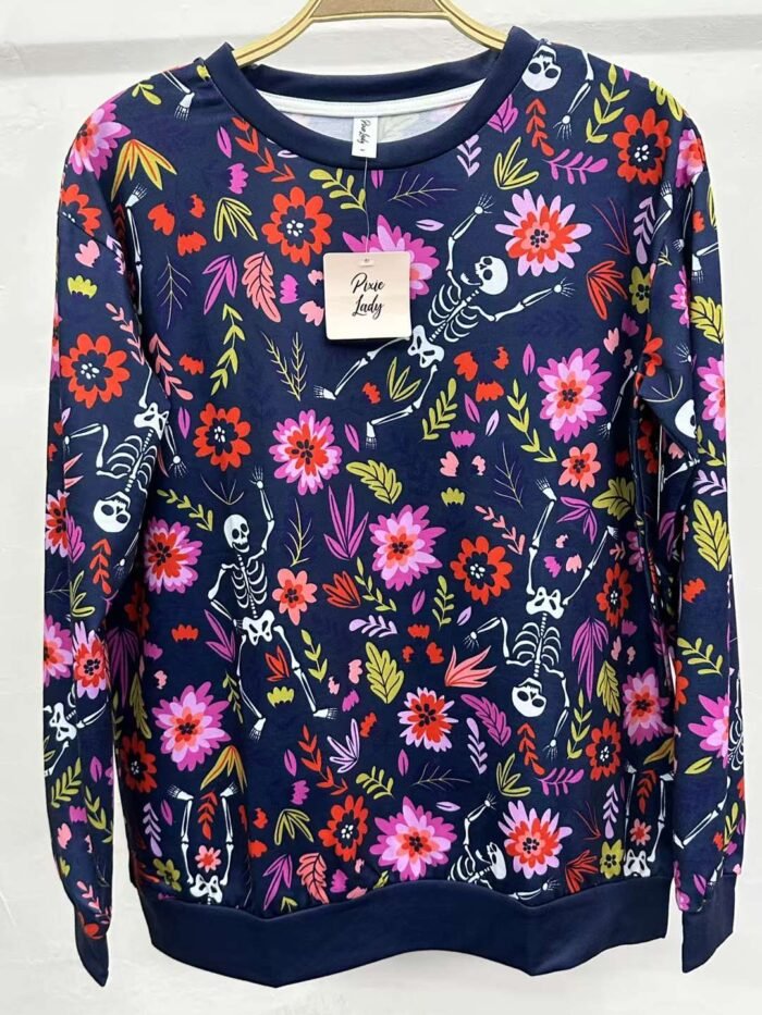foreign trade style round neck printed long-sleeved sweatshirts - Tradedubai.ae Wholesale B2B Market