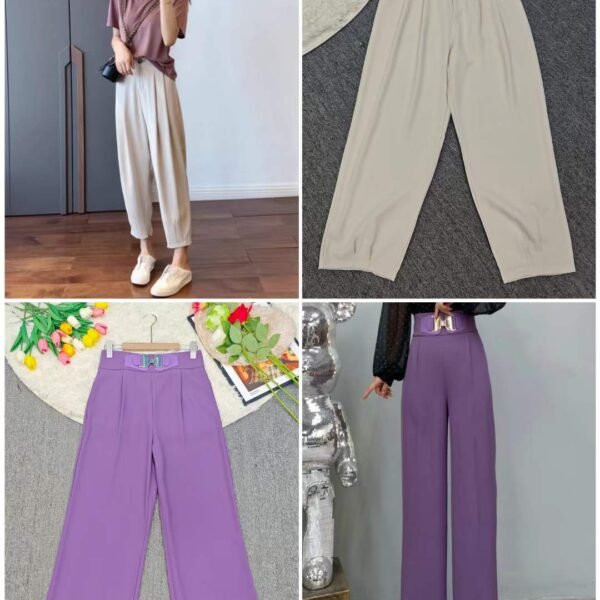 high-waisted womens casual trousers - Tradedubai.ae Wholesale B2B Market