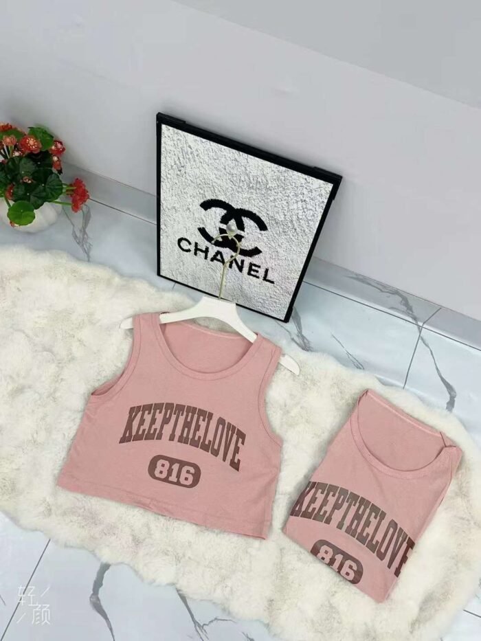 hot girl pink sleeveless T-shirts for women with summer design niche vest suspenders for inner wear and midriff-revealing short tops 4 - Copy - Tradedubai.ae Wholesale B2B Market