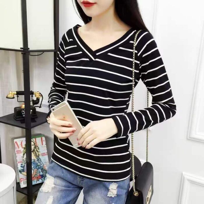 simple long-sleeved T-shirts for women slimming and slimming - Tradedubai.ae Wholesale B2B Market