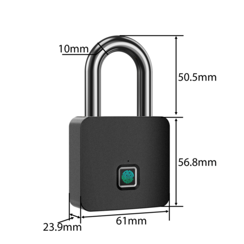 Fingerprint pad lock - mini lock - travel lock - bag lock - Tradedubai.ae Wholesale B2B Market