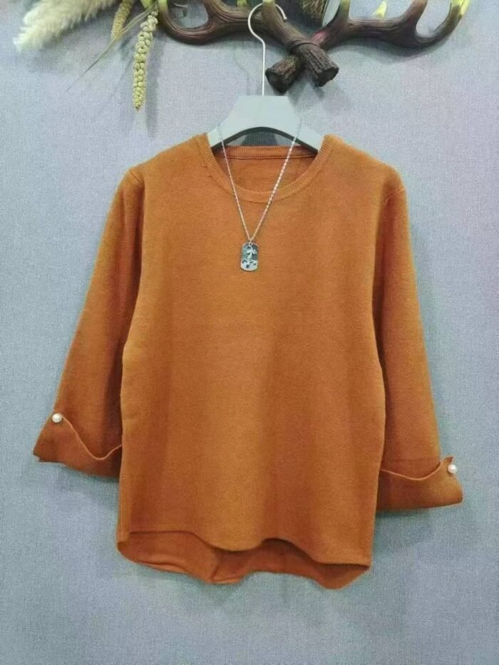 Autumn new internet celebrity Hong Kong style lazy style core-spun yarn two sweaters - Tradedubai.ae Wholesale B2B Market