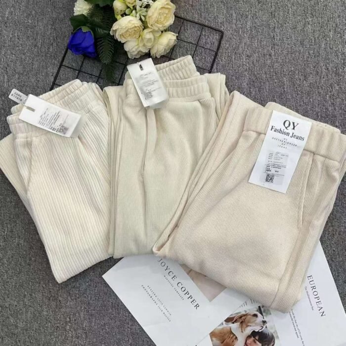 Branded womens chenille casual pants - Tradedubai.ae Wholesale B2B Market