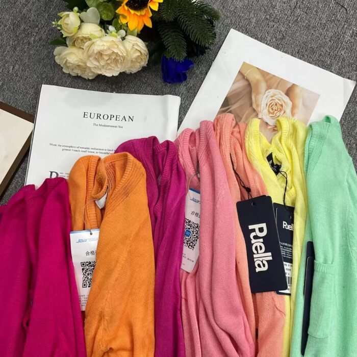 Branded womens knitted cardigan jacket - Tradedubai.ae Wholesale B2B Market