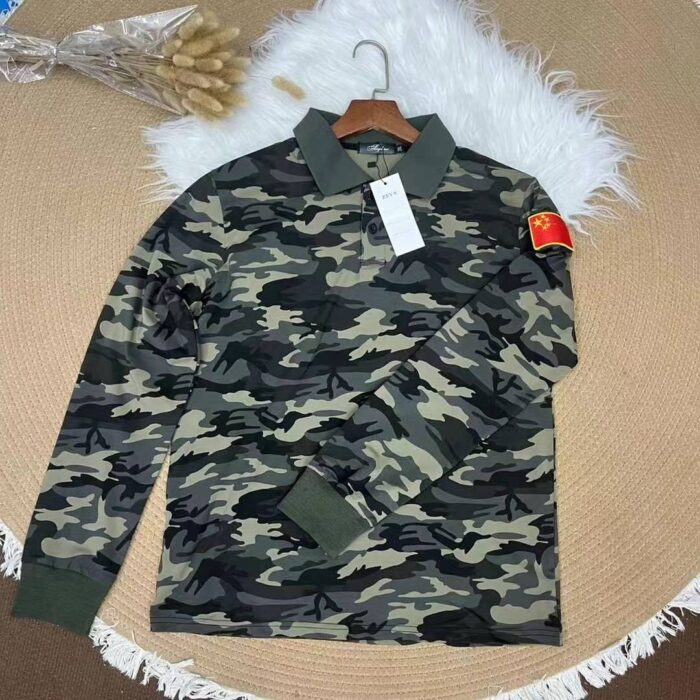 Camouflage long-sleeved T-shirts for men and women - Tradedubai.ae Wholesale B2B Market