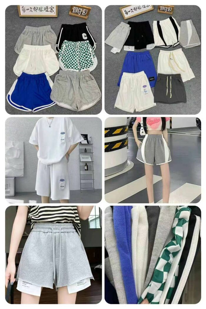 Casual shorts drawstring elastic waist sports style - Tradedubai.ae Wholesale B2B Market