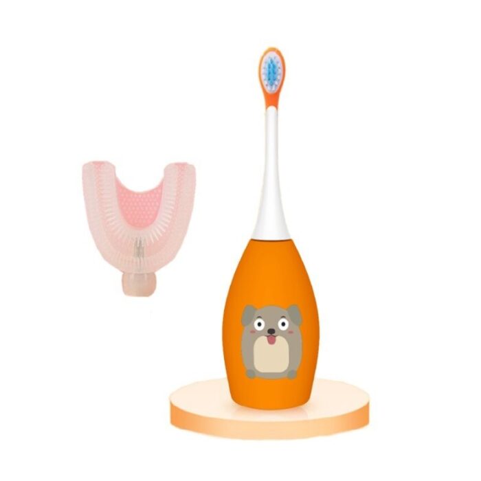 Children Electric Toothbrush 360 Degree Intelligent Fully Automatic USB Charging Teeth Whitening Blue Light Sonic Toothbrush - Tradedubai.ae Wholesale B2B Market