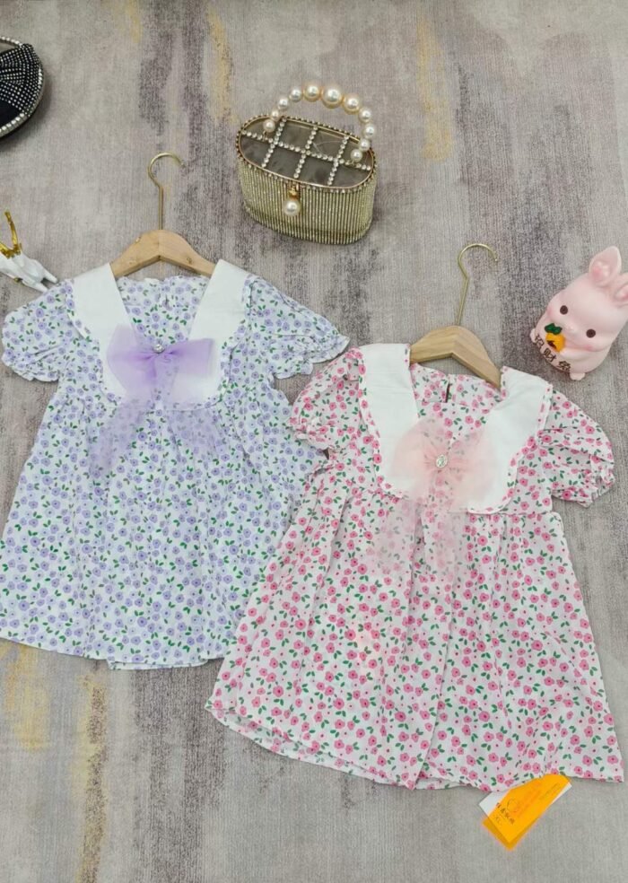 Childrens clothing chiffon floral dress - Tradedubai.ae Wholesale B2B Market