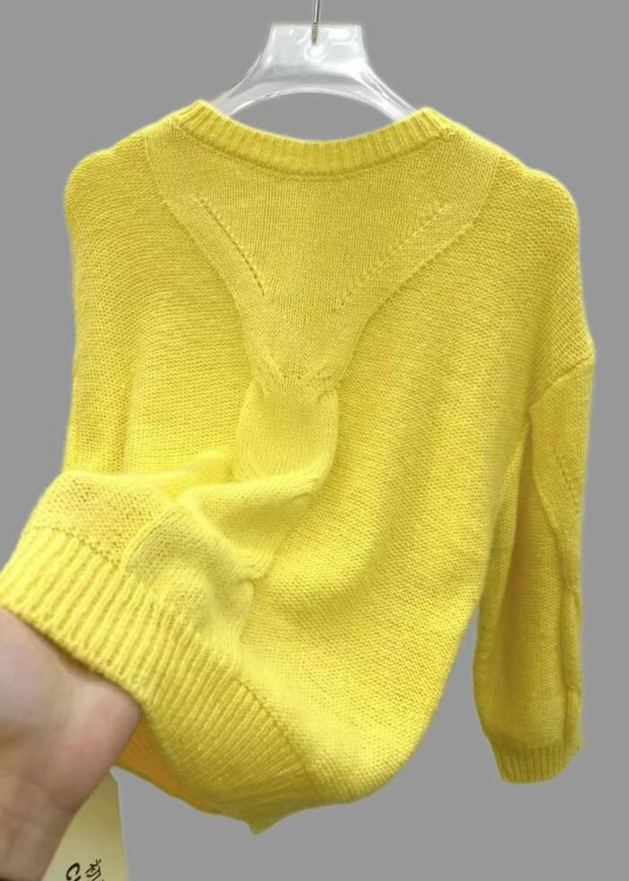 Childrens retro twist pattern round neck solid color knitted sweaters - Tradedubai.ae Wholesale B2B Market