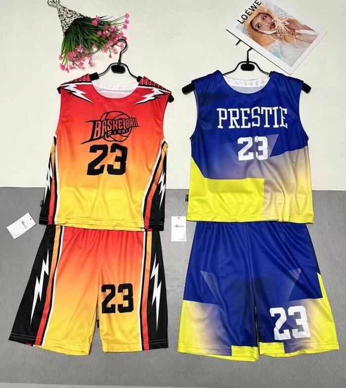 Childrens vests short-sleeved mesh quick-drying basketball uniform sets - Tradedubai.ae Wholesale B2B Market