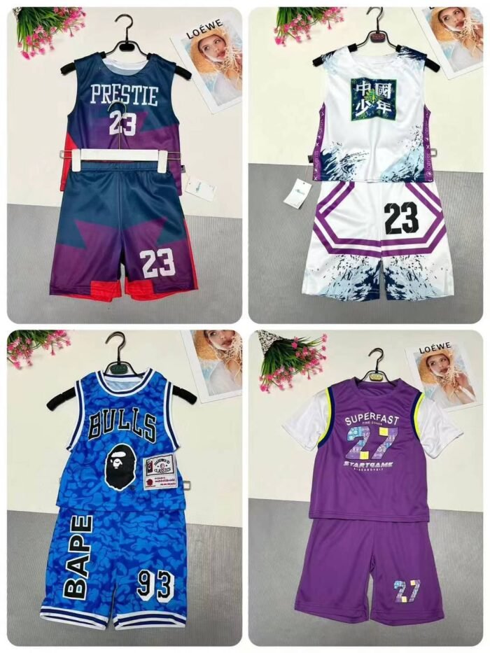 Childrens vests short-sleeved mesh quick-drying basketball uniform sets6 - Tradedubai.ae Wholesale B2B Market