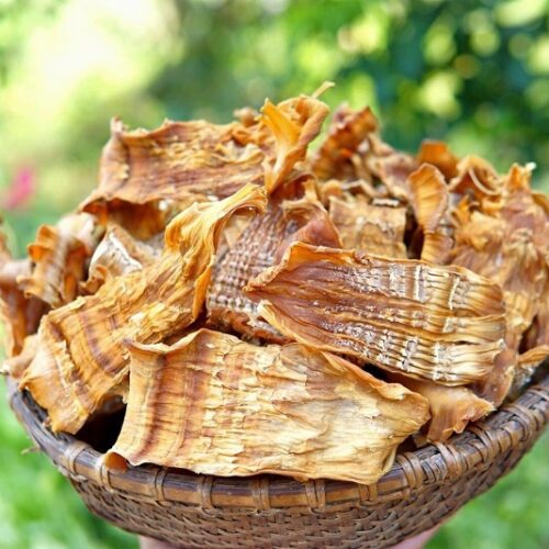 Dried bamboo shoots