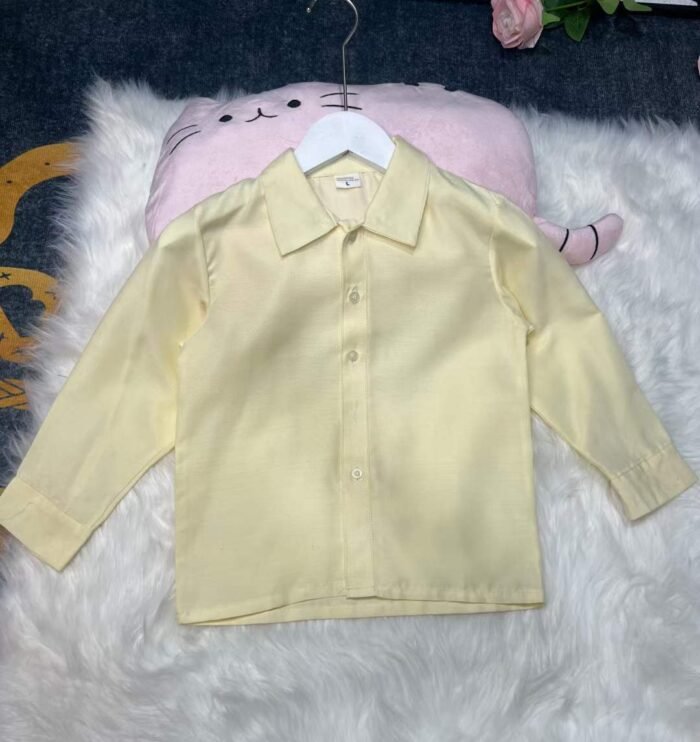 Girls clothing fashionable and stylish spring clothing beige shirts 2024 new childrens clothing baby spring shirts - Tradedubai.ae Wholesale B2B Market