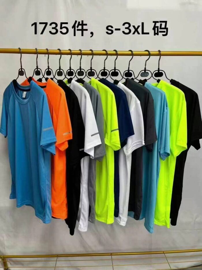 Ice silk sports t-shirts for men and women quick-drying summer thin short-sleeved fitness clothes loose basketball training half-sleeved tops - Tradedubai.ae Wholesale B2B Market