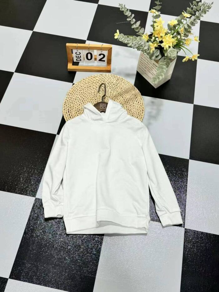 Middle-aged childrens hooded sweatshirt