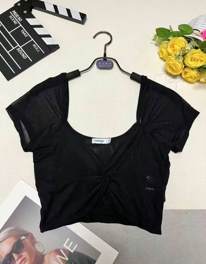 Short backless sexy short-sleeved top for niche hot girls - Tradedubai.ae Wholesale B2B Market
