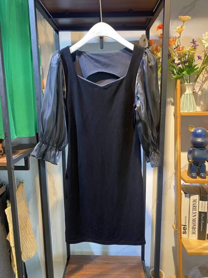 Velvet black dresses - Tradedubai.ae Wholesale B2B Market
