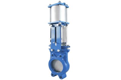 WAFER (LUG) TYPE KNIFE GATE VALVE WITH PNEUMATIC ACTUATOR