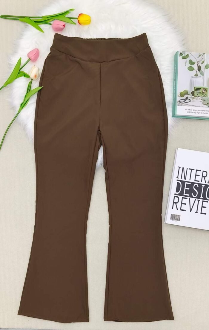 Womens summer thin casual trousers with micro-stretch and micro-flare - Tradedubai.ae Wholesale B2B Market