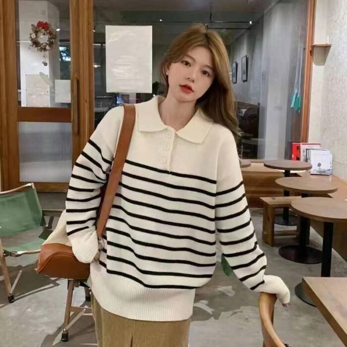 autumn and winter high-quality shell button loose hot girl sweaters - Tradedubai.ae Wholesale B2B Market