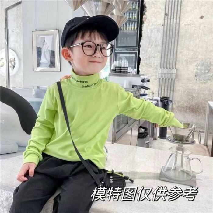 high-quality childrens half-turtleneck plus baby fleece bottoming shirts recycled by physical stores - Tradedubai.ae Wholesale B2B Market