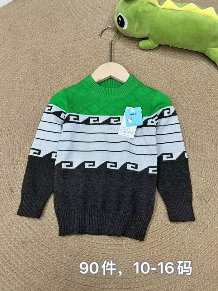 high-quality childrens round-neck knitted sweaters recycled by physical stores - Tradedubai.ae Wholesale B2B Market