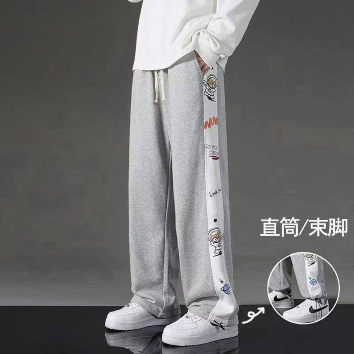 new style loose straight casual wide-leg spring and summer drawstring sweatpants - Tradedubai.ae Wholesale B2B Market