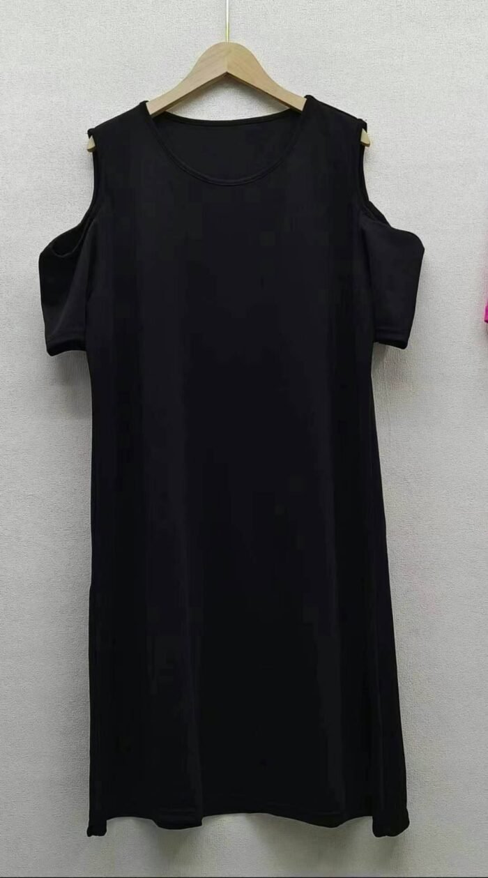 summer womens plus size slimming black dress for fat girls - Tradedubai.ae Wholesale B2B Market