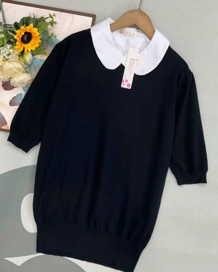 Branded womens detachable baby doll collar puff sleeve sweater - Tradedubai.ae Wholesale B2B Market