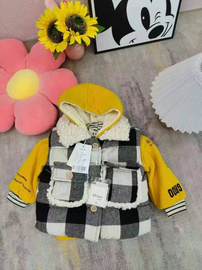 Childrens clothing plus velvet and thickened vest two-piece set - Tradedubai.ae Wholesale B2B Market