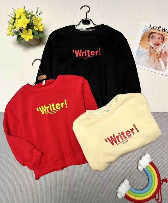 Childrens pullover round neck cotton fleece sweatshirts - Tradedubai.ae Wholesale B2B Market