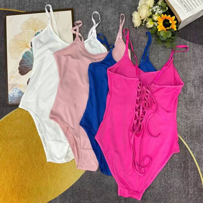 Foreign trade original high-elastic bikini womens summer suspender backless one-piece - Tradedubai.ae Wholesale B2B Market