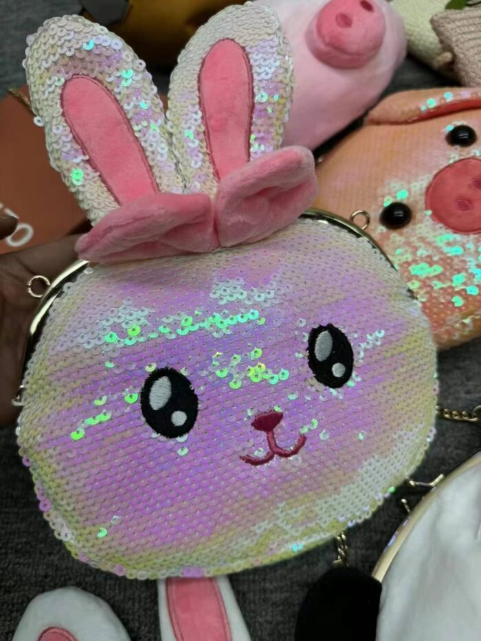 Miscellaneous cute sequin heavy craft animal three-dimensional hanging bags - Tradedubai.ae Wholesale B2B Market