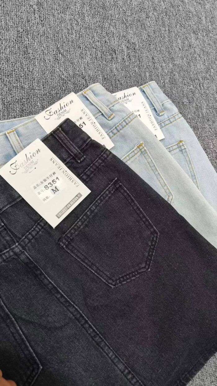 Washed cotton small waist denim skirt - Tradedubai.ae Wholesale B2B Market