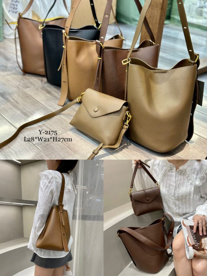 Womens Purse Leather Handbag Lady Shoulder Bag Cowhide for Women y-2175 - Tradedubai.ae Wholesale B2B Market