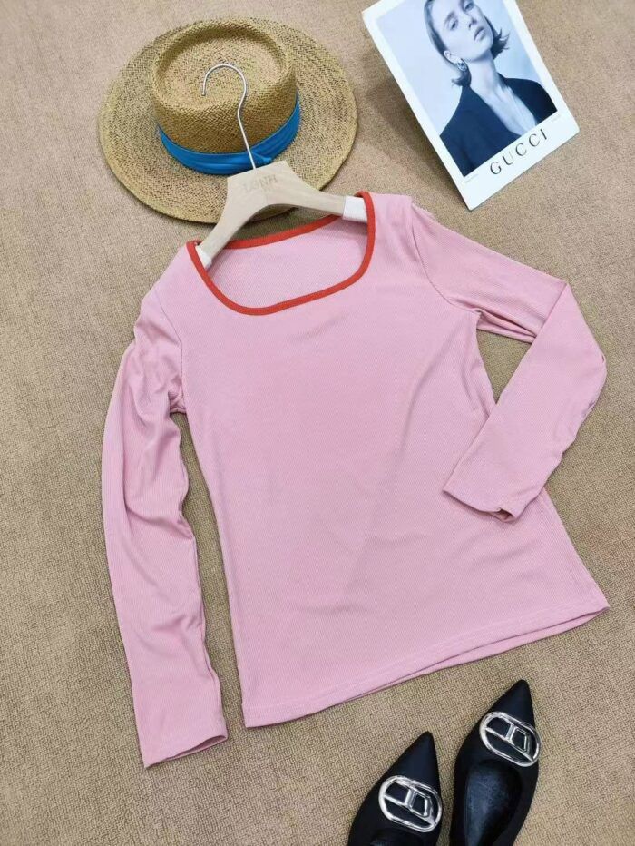 new early autumn clavicle U-neck hot girl tops for inner wear and outer wear - Tradedubai.ae Wholesale B2B Market