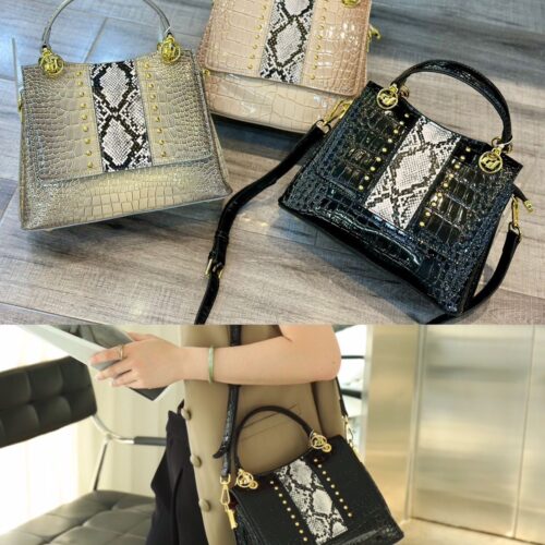 shoulder bags made of premium PU leather and polyester lining durable and fashionable 6627