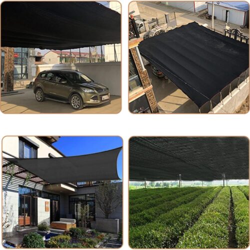 Black 5-Pin Edging Sunshade Net (1 X3M) 40 G / m3 MOQ : 1 B0x